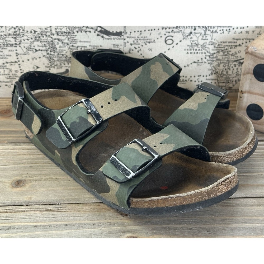 Birkenstock Camouflage Sandals Kids Size 2  Comfort